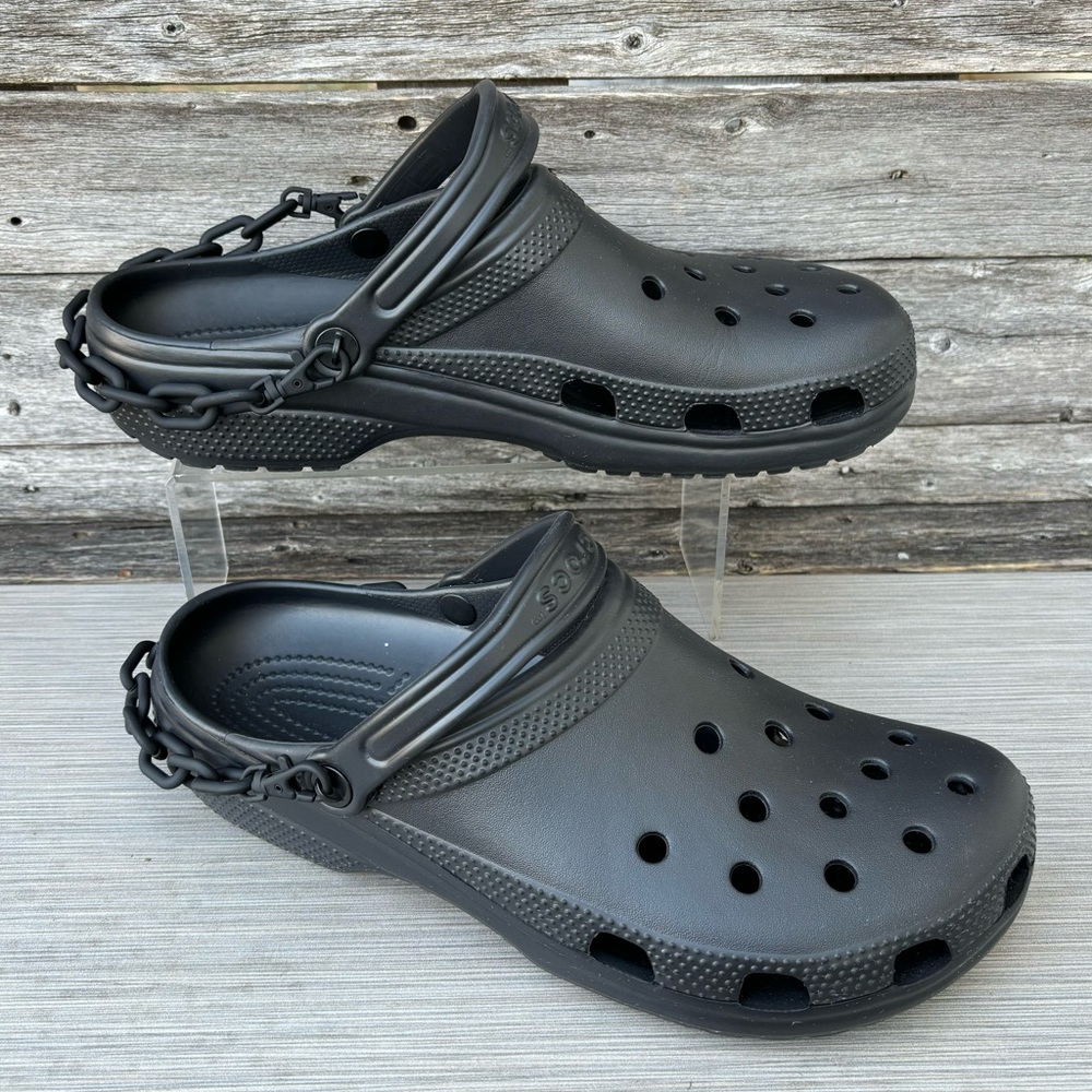 CROCS Classic Chain Clogs / Ms-Sz 13